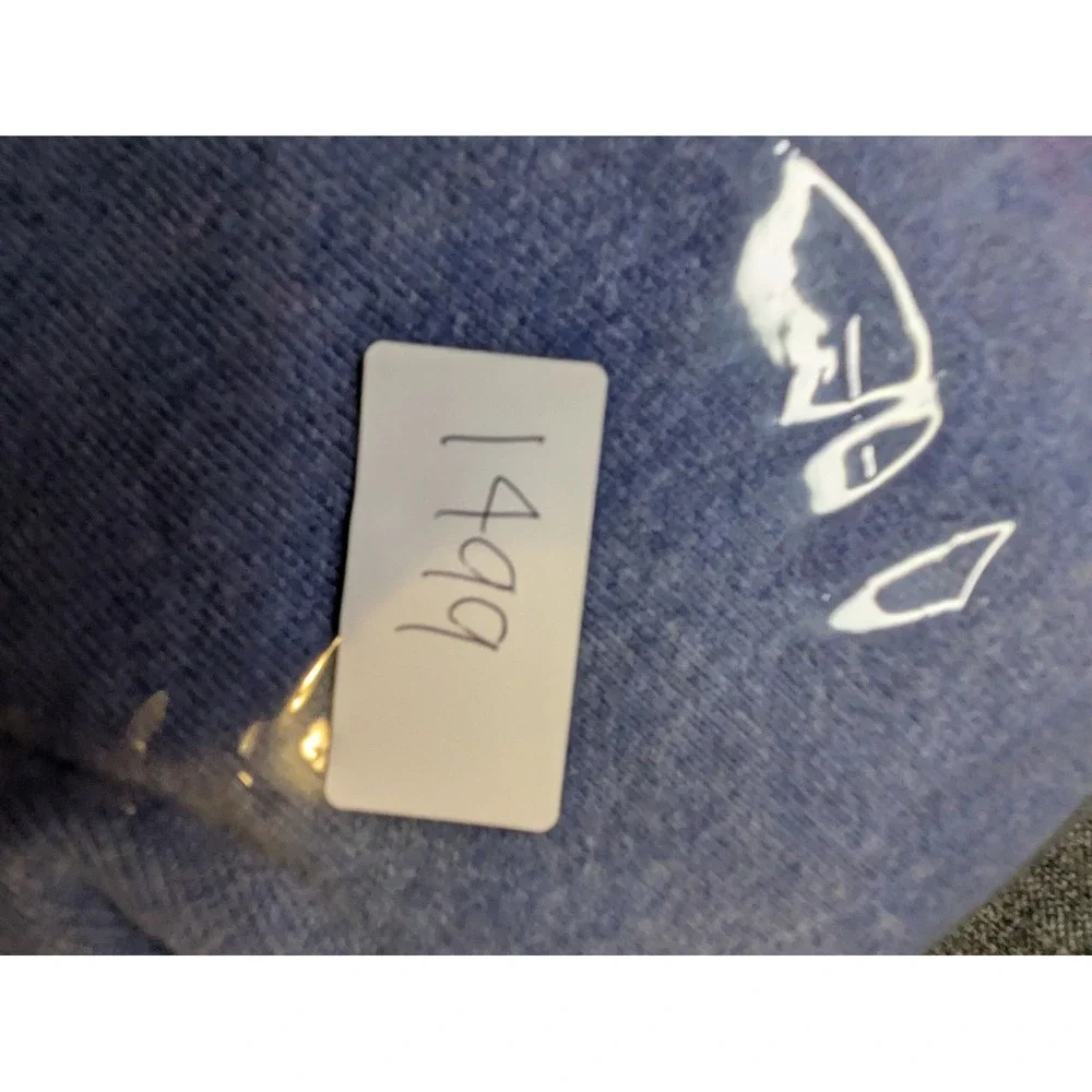 Polo Ralph Lauren Mens Large Blue Quarter Zip Pullover Sweater Red‎ Pony Logo